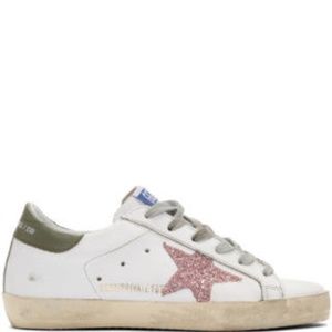 Ssense Exclusive Pink Golden Goose Superstar